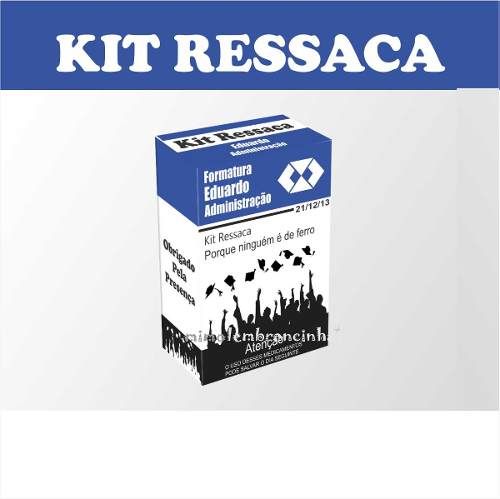 30 Kit Ressaca Administração, Lembrancinhas Para Formatura