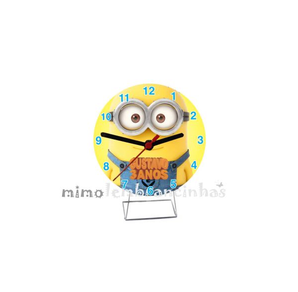 Relógio Mesa Minions