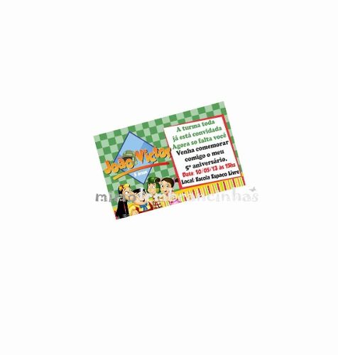 20 Convites 10x15cm Tema Chaves, Personalizado,