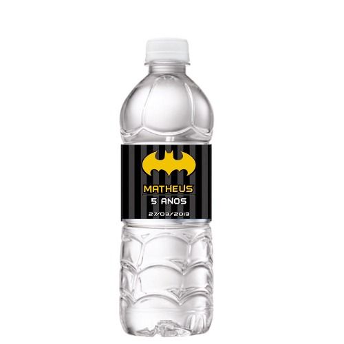 30 Rótulo De Água Tema Batman Personalizado