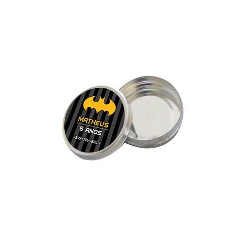 30 Latinha Personalizada Batman - Mint To Be